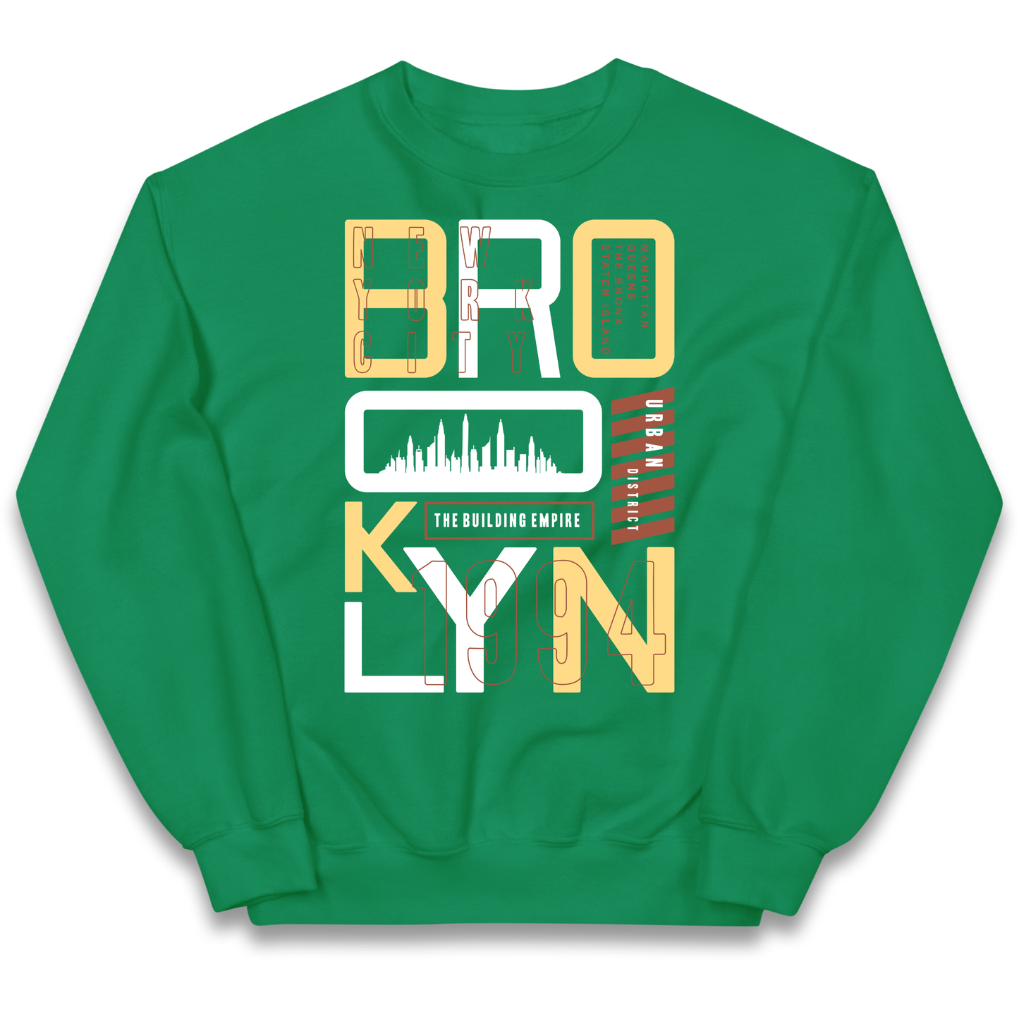 Brooklyn New York Urban District kids sweatshirt