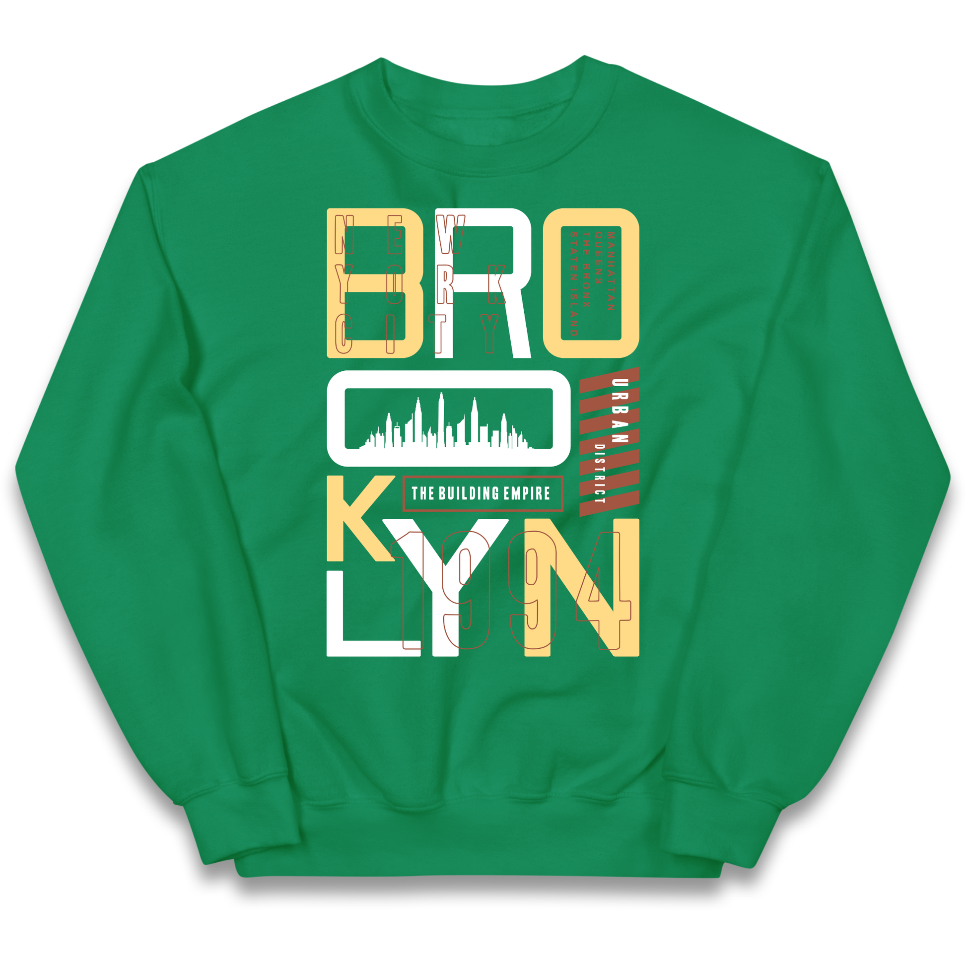 Brooklyn New York Urban District kids sweatshirt