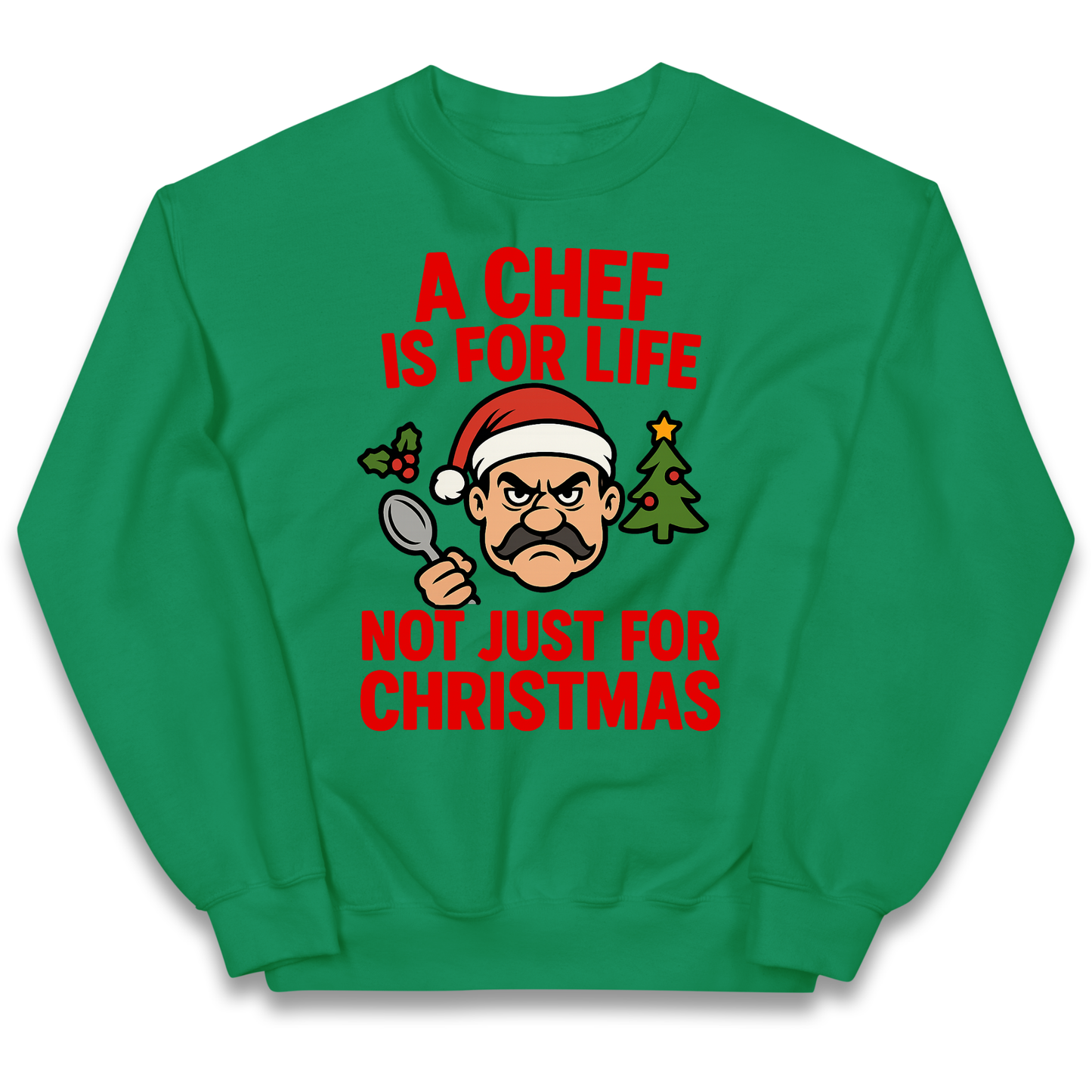 Chef Christmas Kids Jumper