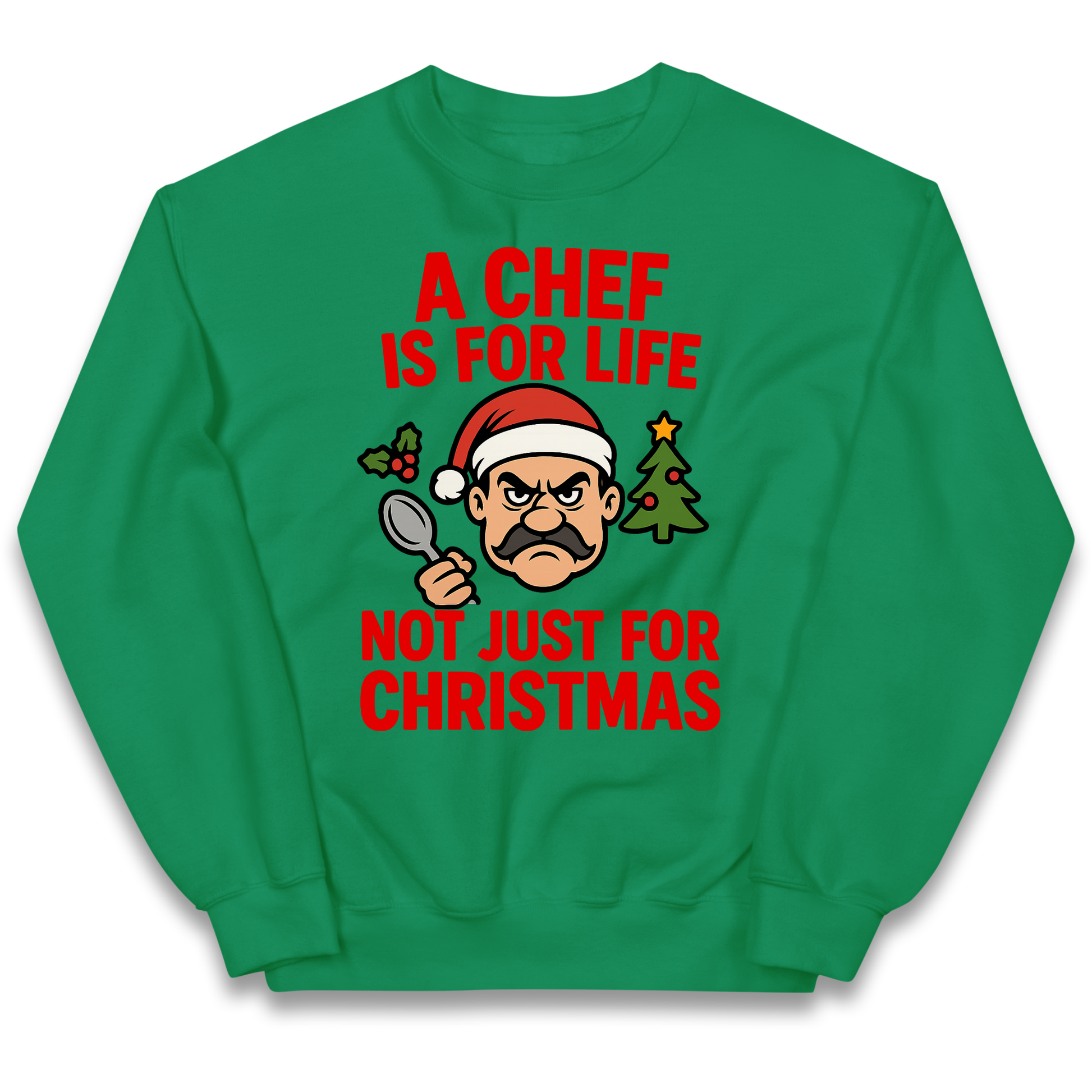 Chef Christmas Kids Jumper