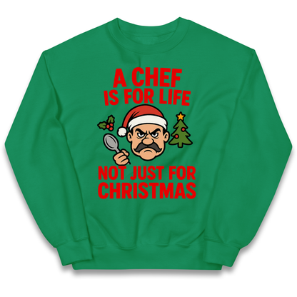 Chef Christmas Kids Jumper