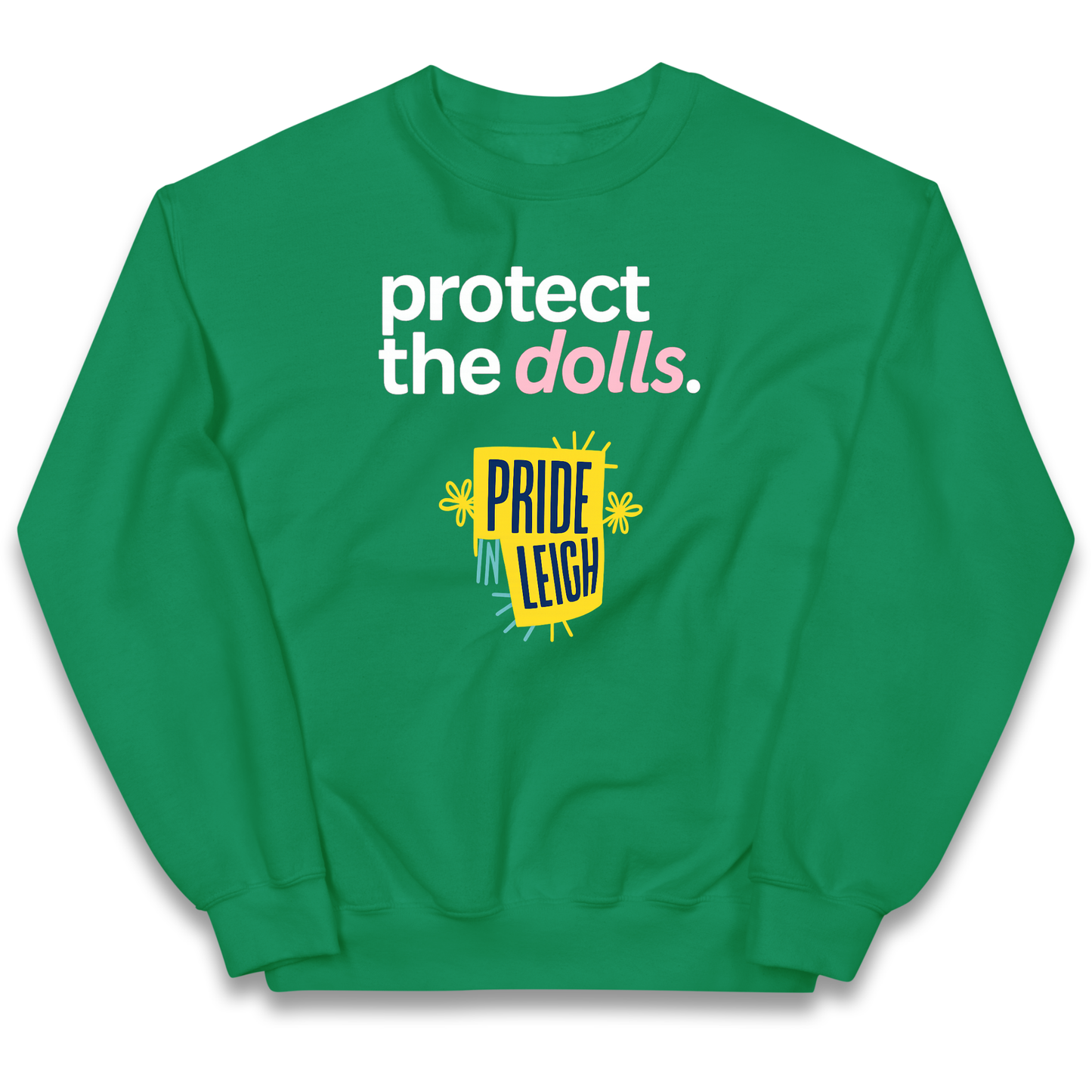 Protect The Dolls Slogan kids sweatshirt