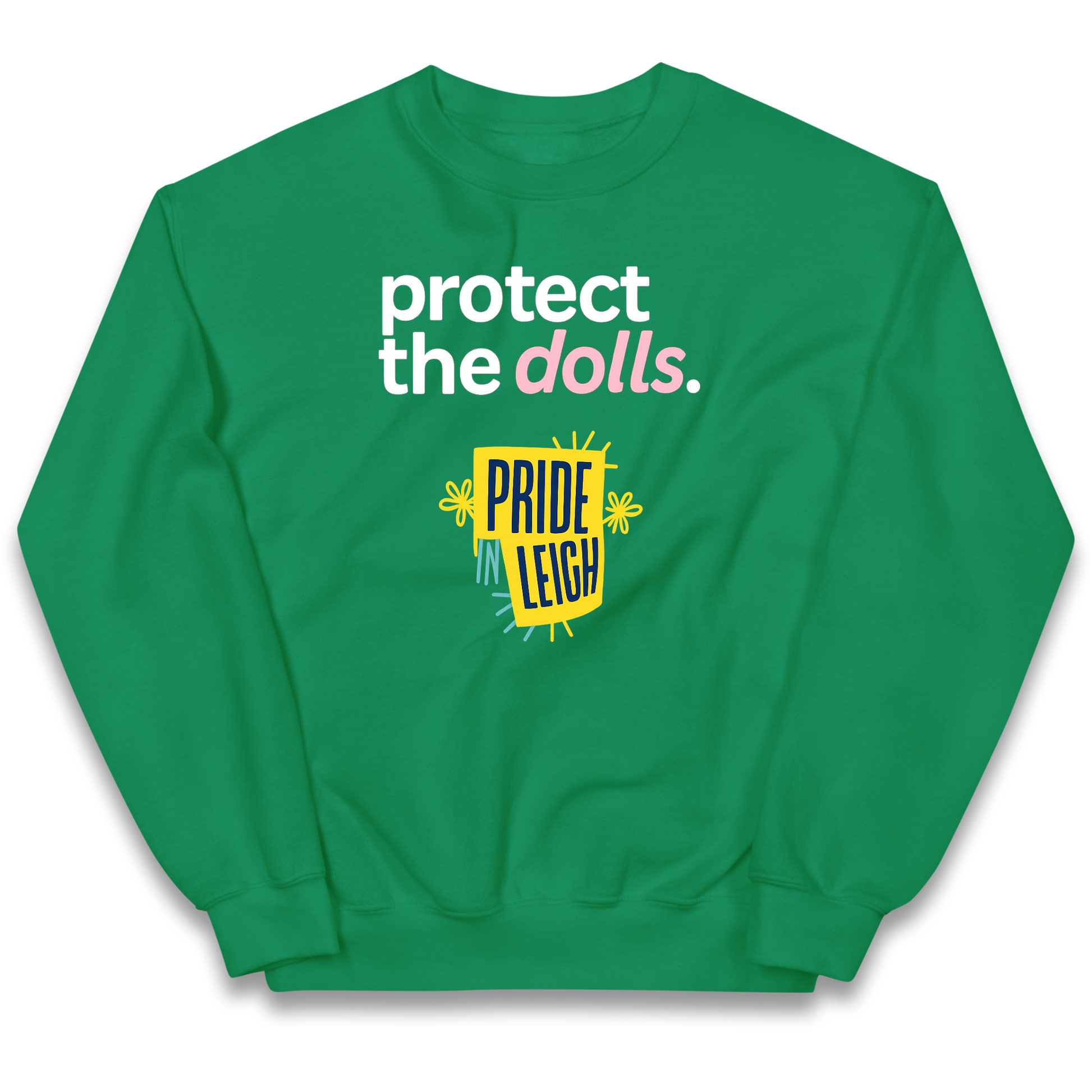Protect The Dolls Slogan kids sweatshirt