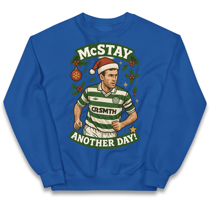 Paul McStay Celtic Christmas Kids Jumper