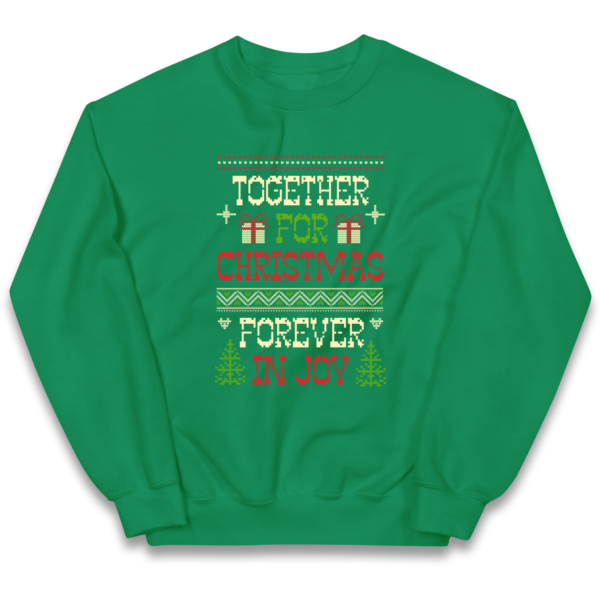 Together for Christmas Forever in Joy Christmas kids sweatshirt