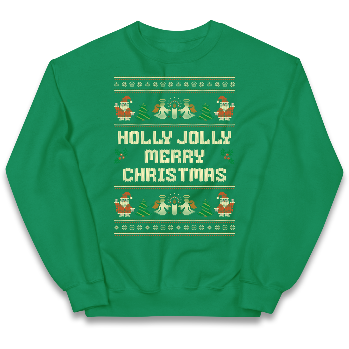 Holly Jolly Merry Christmas kids sweatshirt