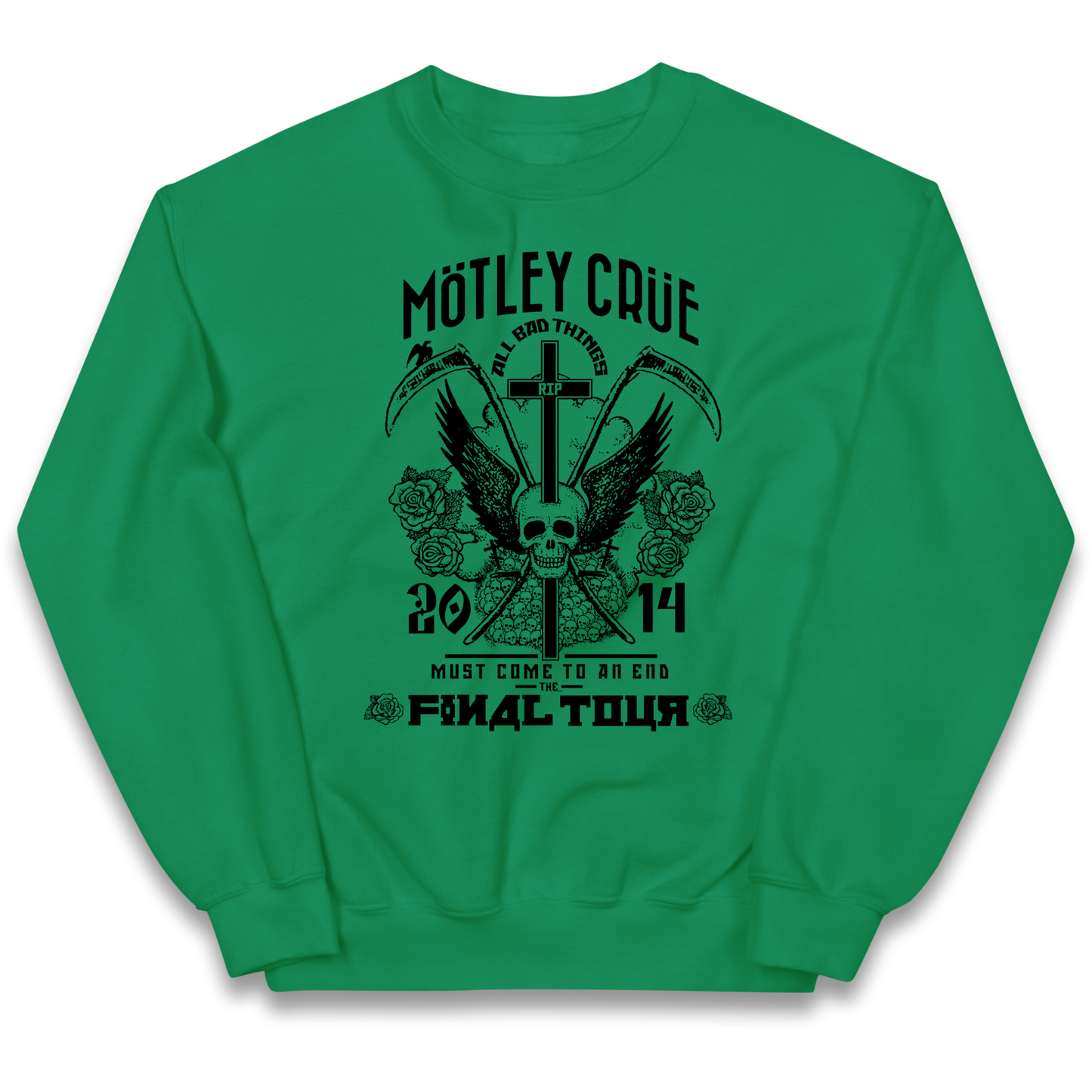 Motley Crue All Bad Things kids sweatshirt