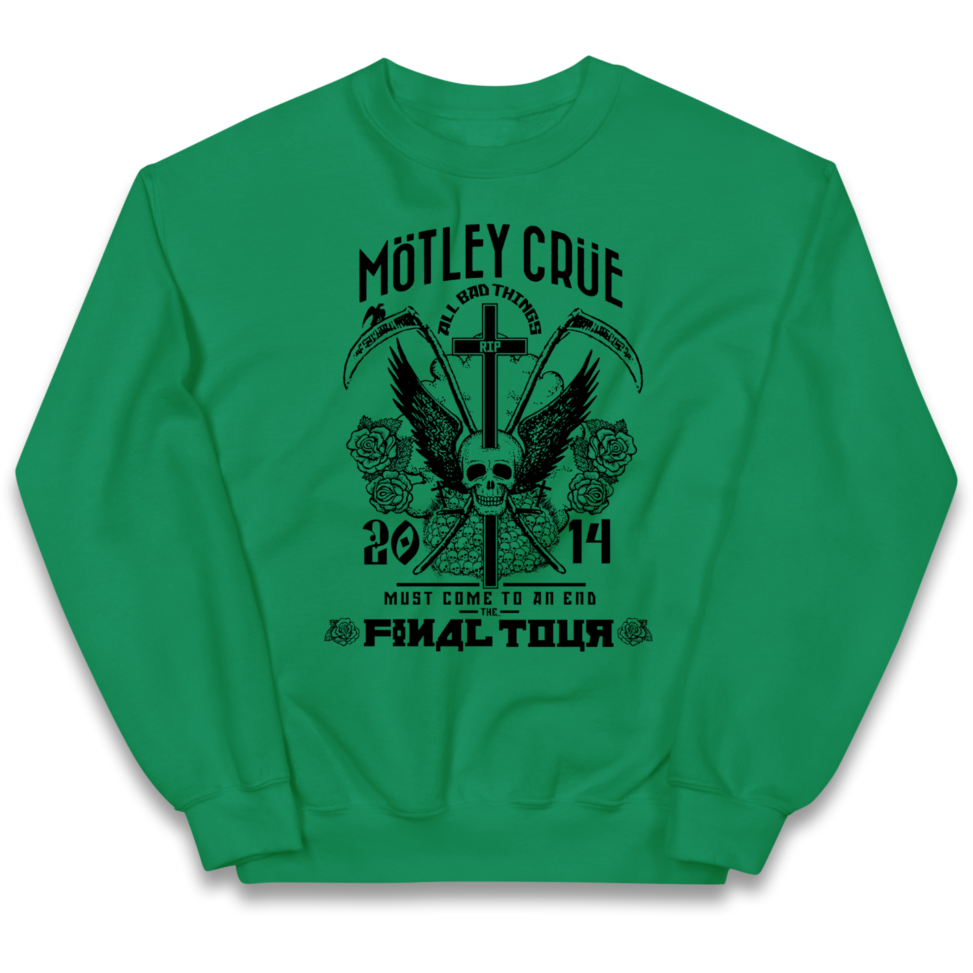 Motley Crue All Bad Things kids sweatshirt