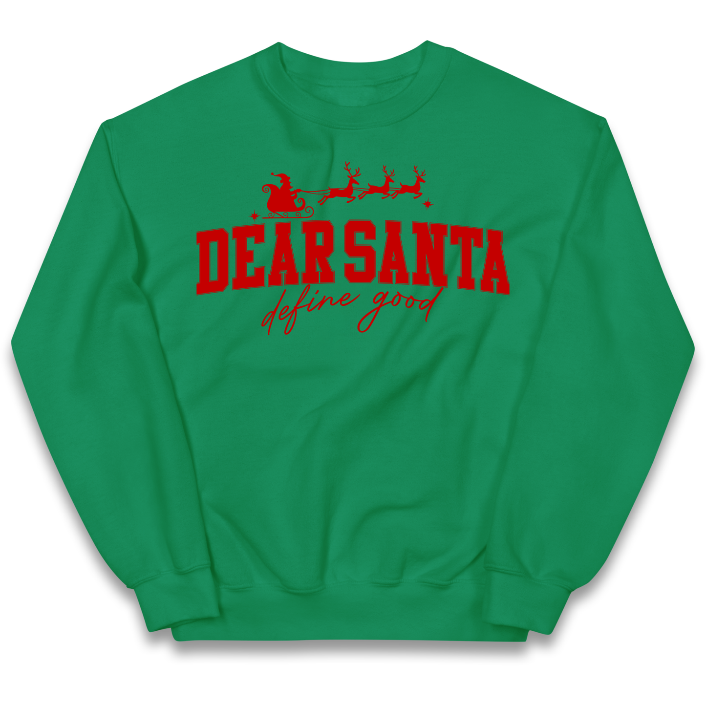 Dear Santa Christmas kids sweatshirt