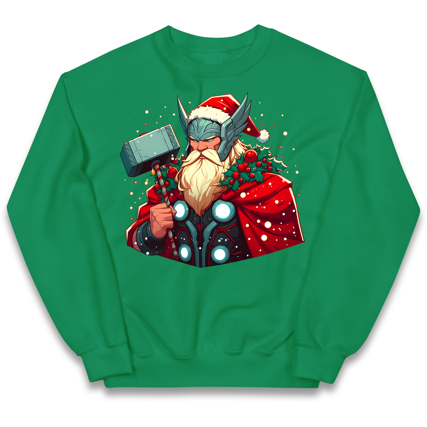 Viking Thor Santa kids sweatshirt