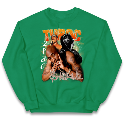 Tupac All Eyez On Me kids sweatshirt