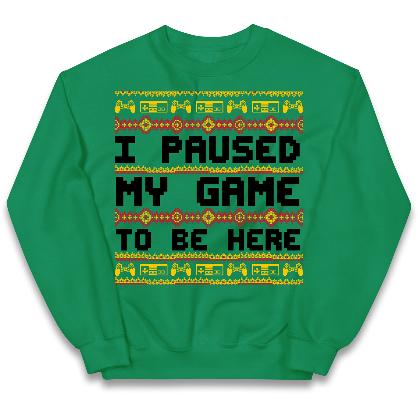 Paused My Game Kids Sweatshirt