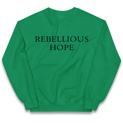 Rebellious Hope Embroidered kids sweatshirt