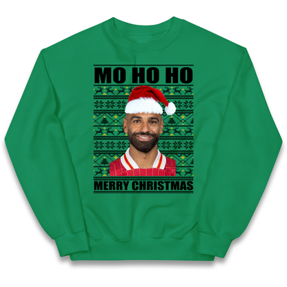 Mo Ho Ho Salah Kids Sweatshirt