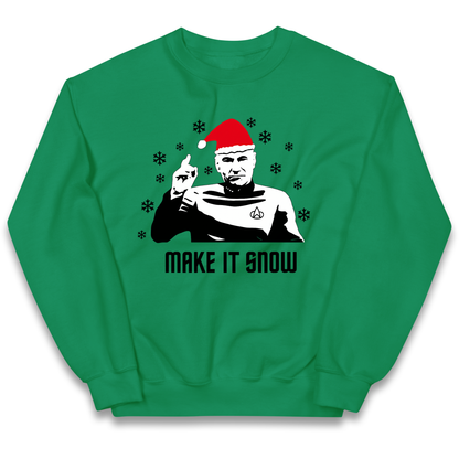 Make It Snow kids sweatshirt