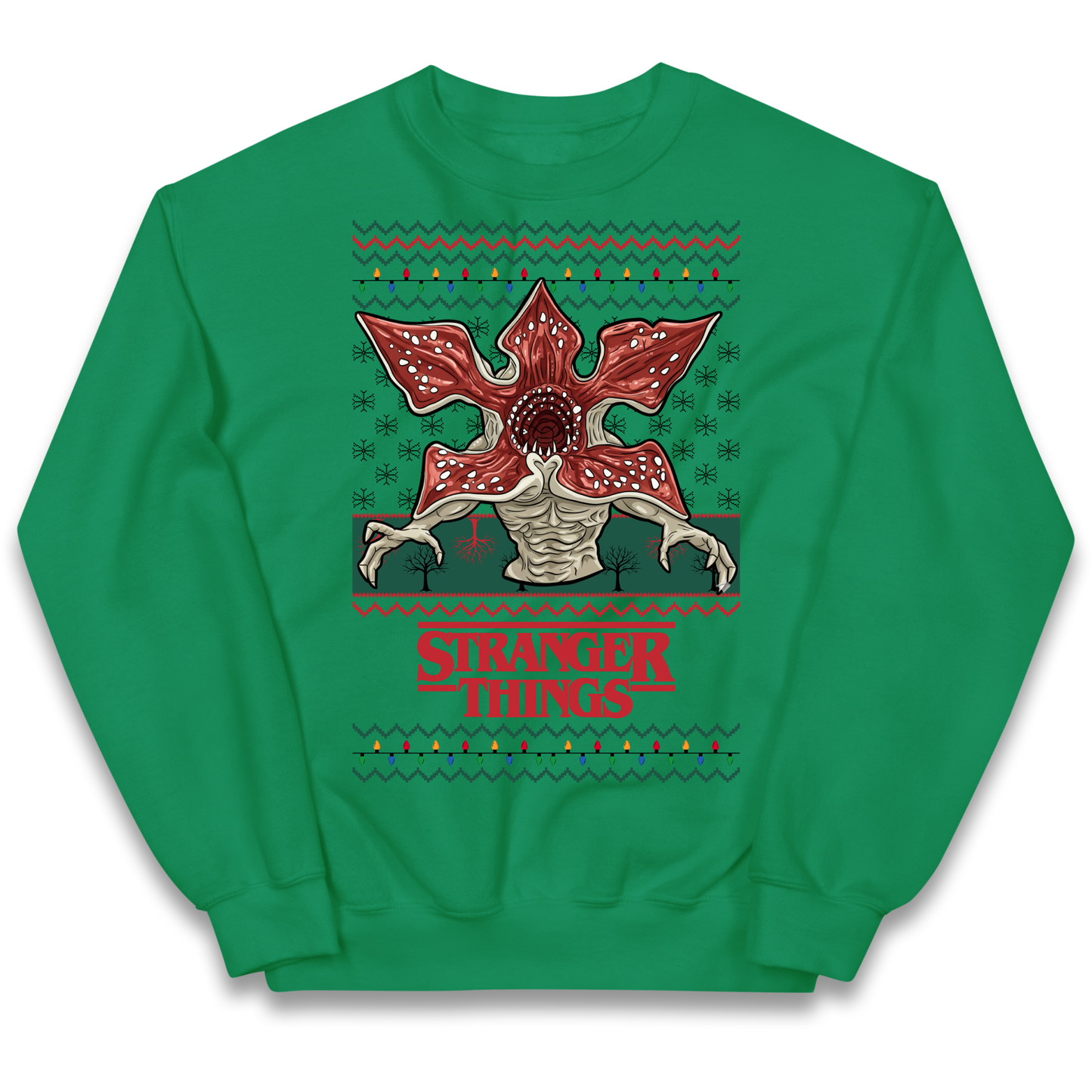 Demogorgon Christmas Kids Jumper