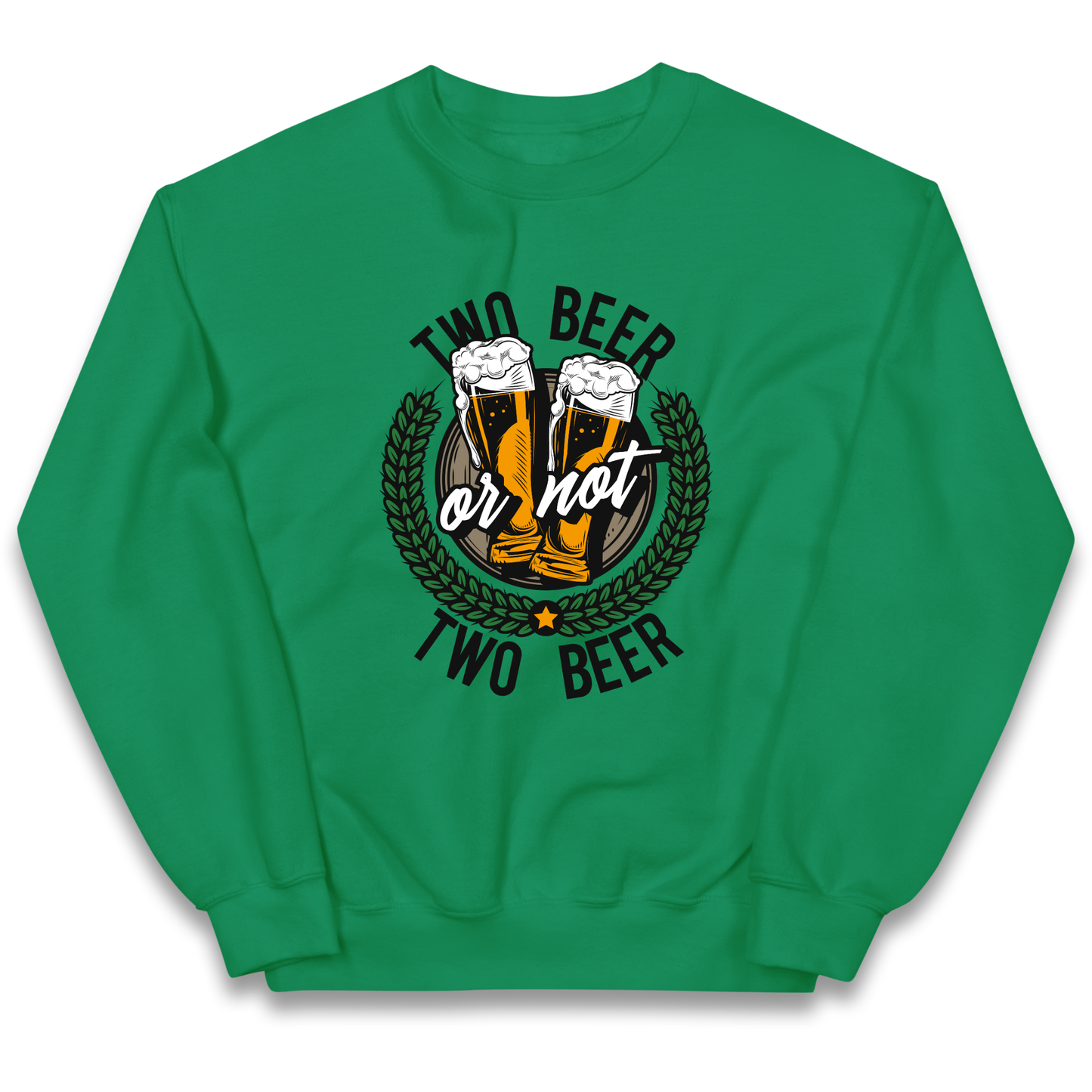 Two Beer or not Two Beer kids sweatshirt