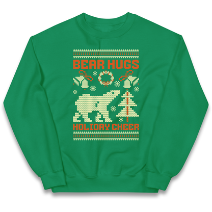 Bear Hugs Holiday Cheer kids sweatshirt