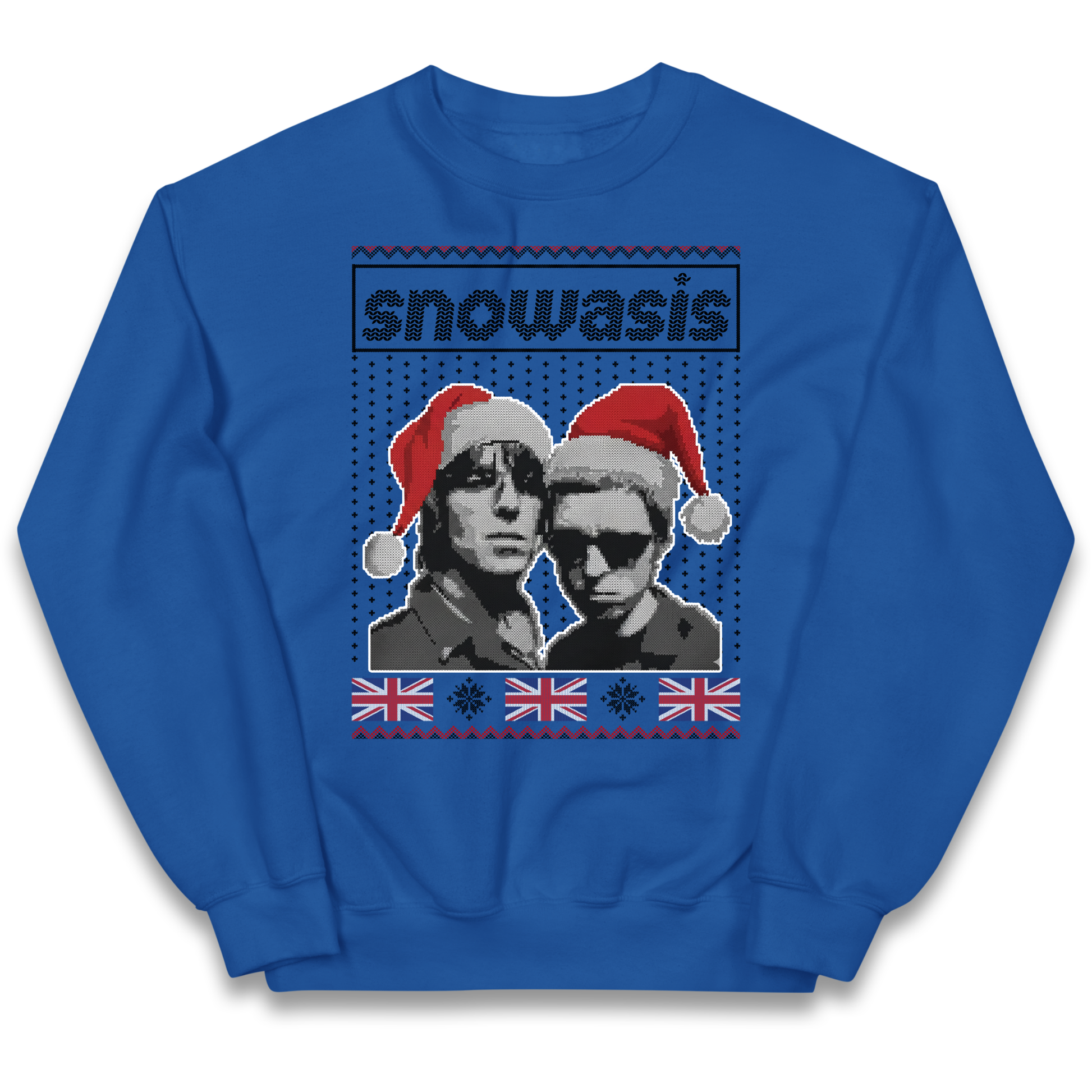 Snowasis Union Jack Christmas Kids Jumper