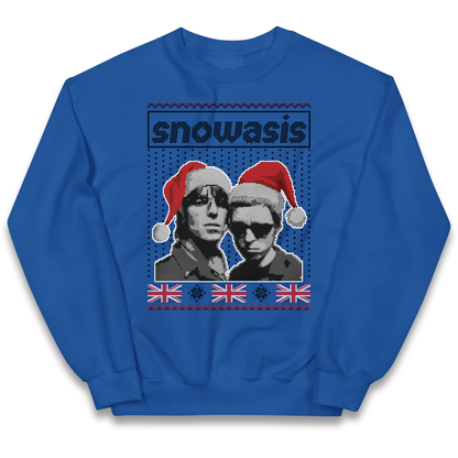 Snowasis Union Jack Christmas Kids Jumper