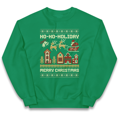 Have Yourself a HO HO HOLIDAY Christmas kids sweatshirt