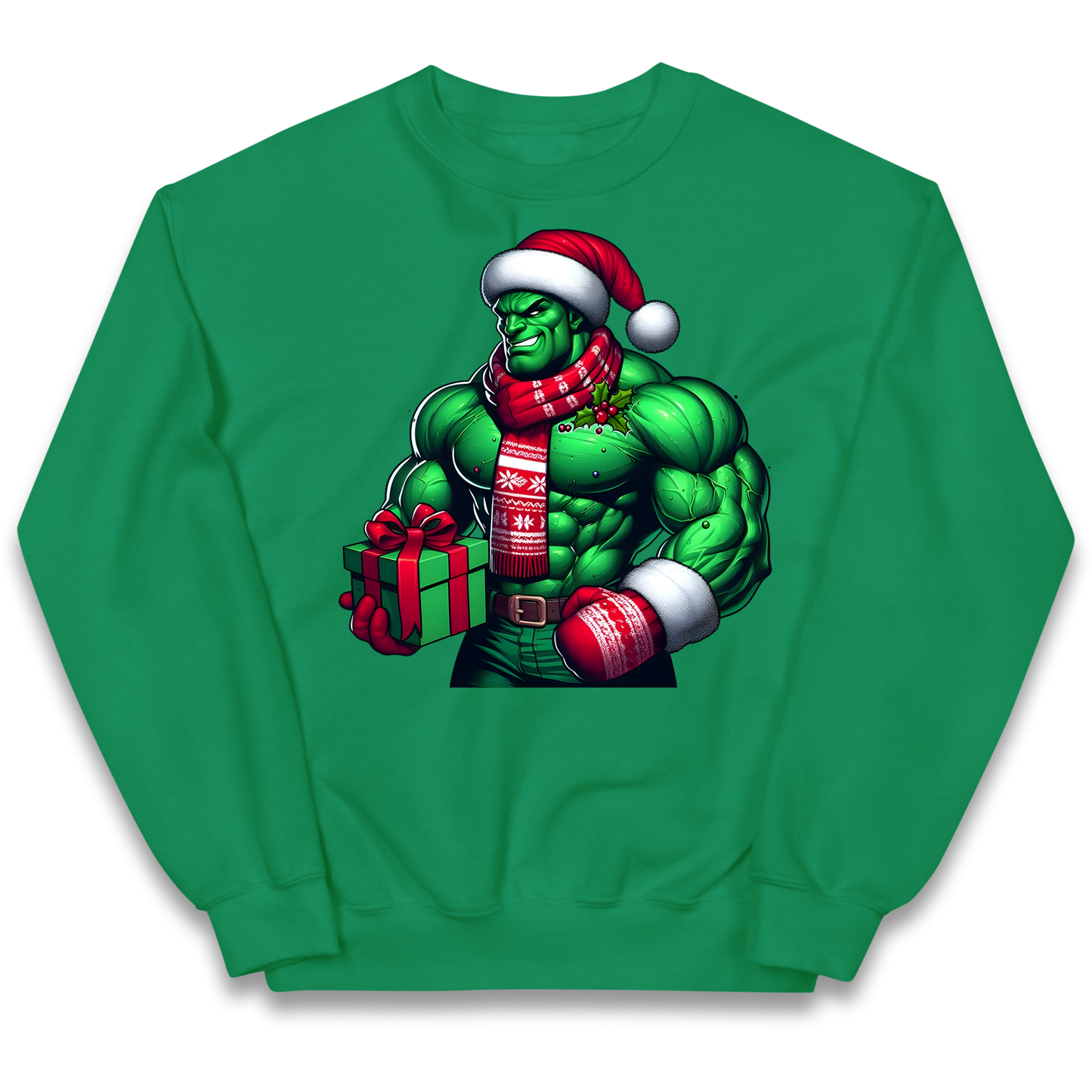 The Hulk Santa kids sweatshirt
