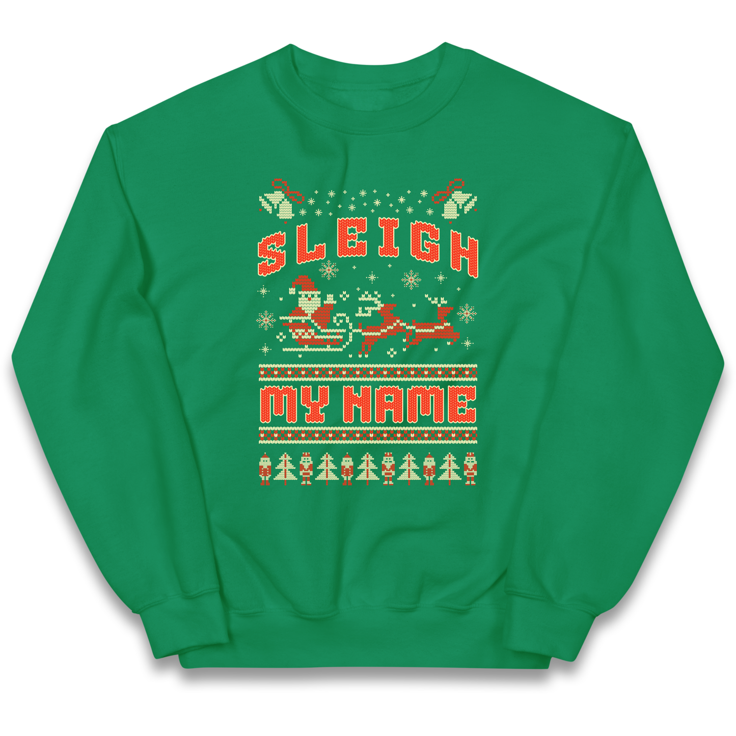 Sleigh My Name Christmas kids sweatshirt
