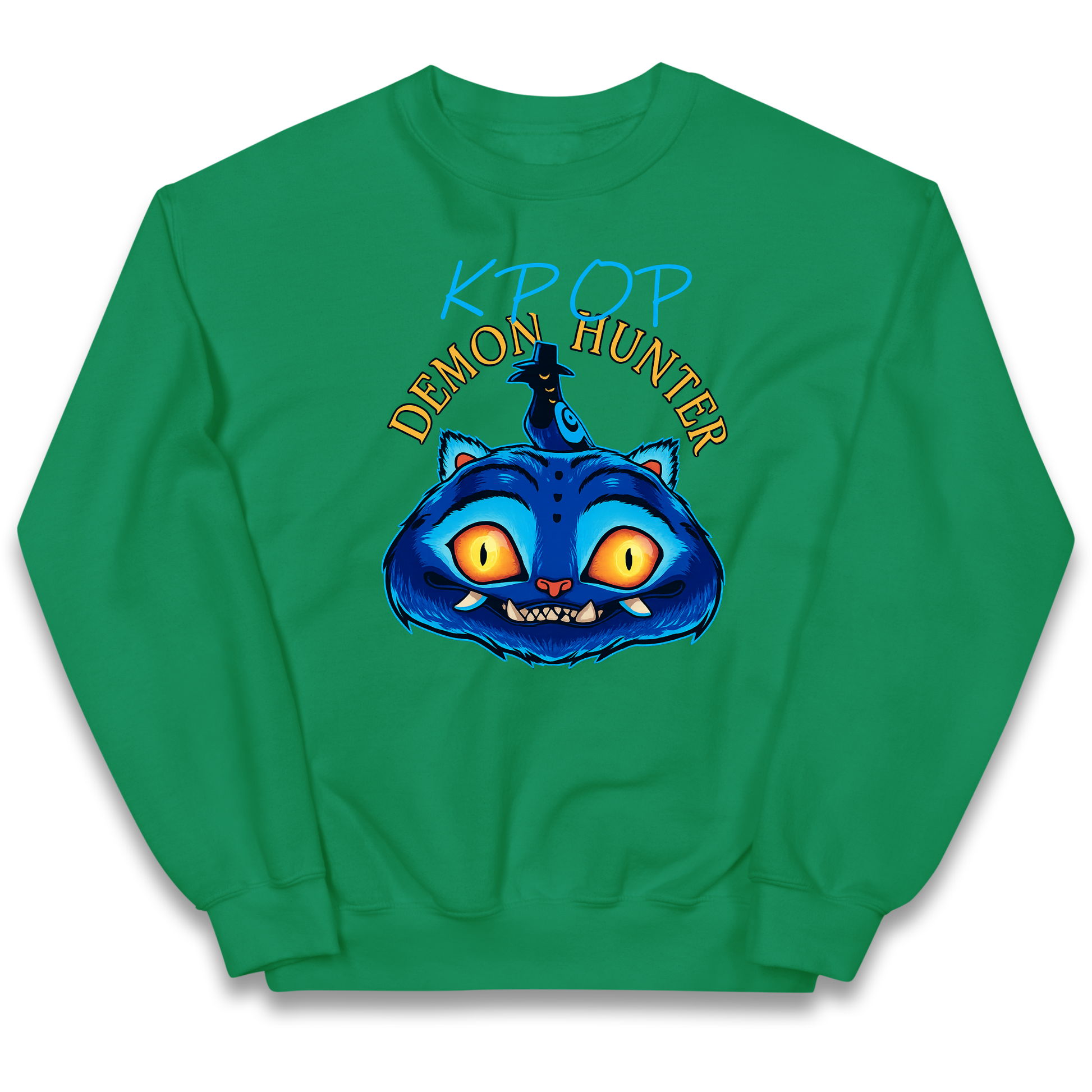 Kpop Demon Hunter Derpy Tiger kids sweatshirt