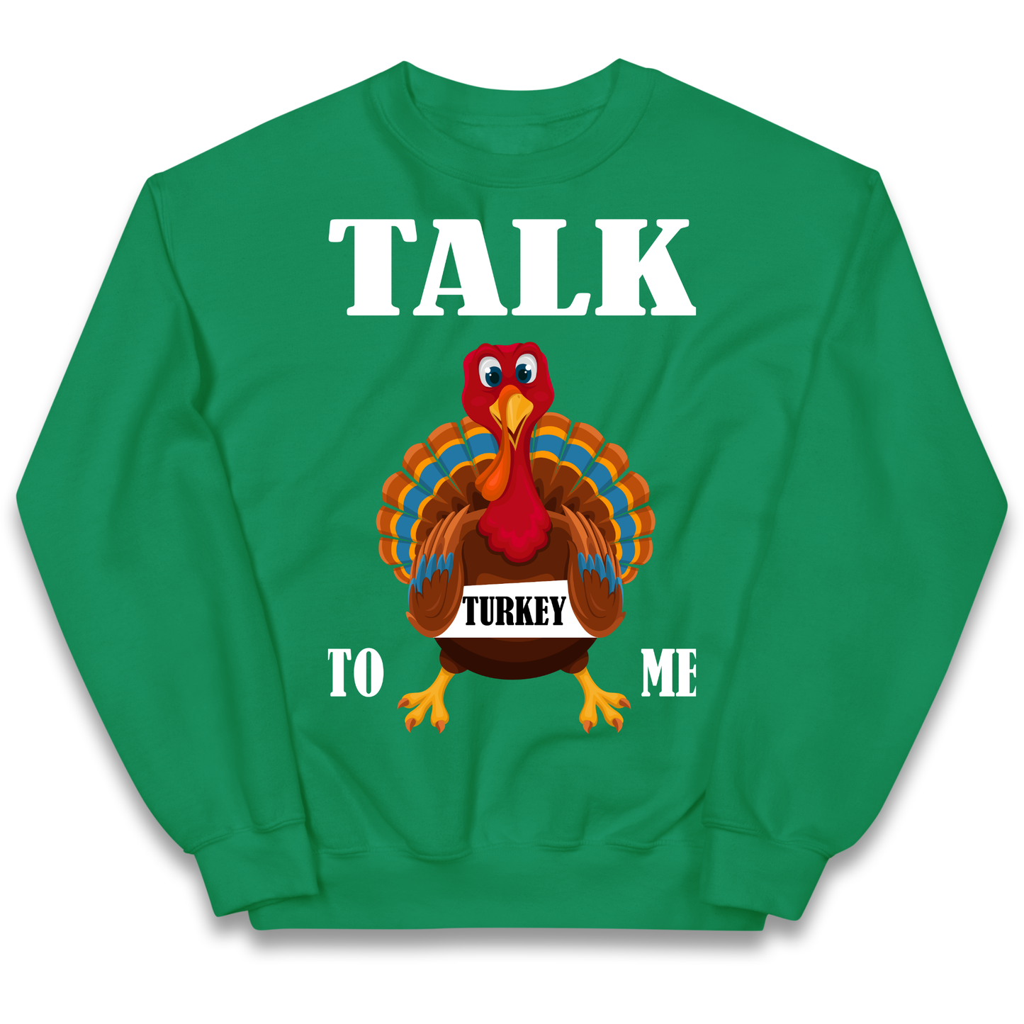 Talk Turkey To Me Christmas kids sweatshirt