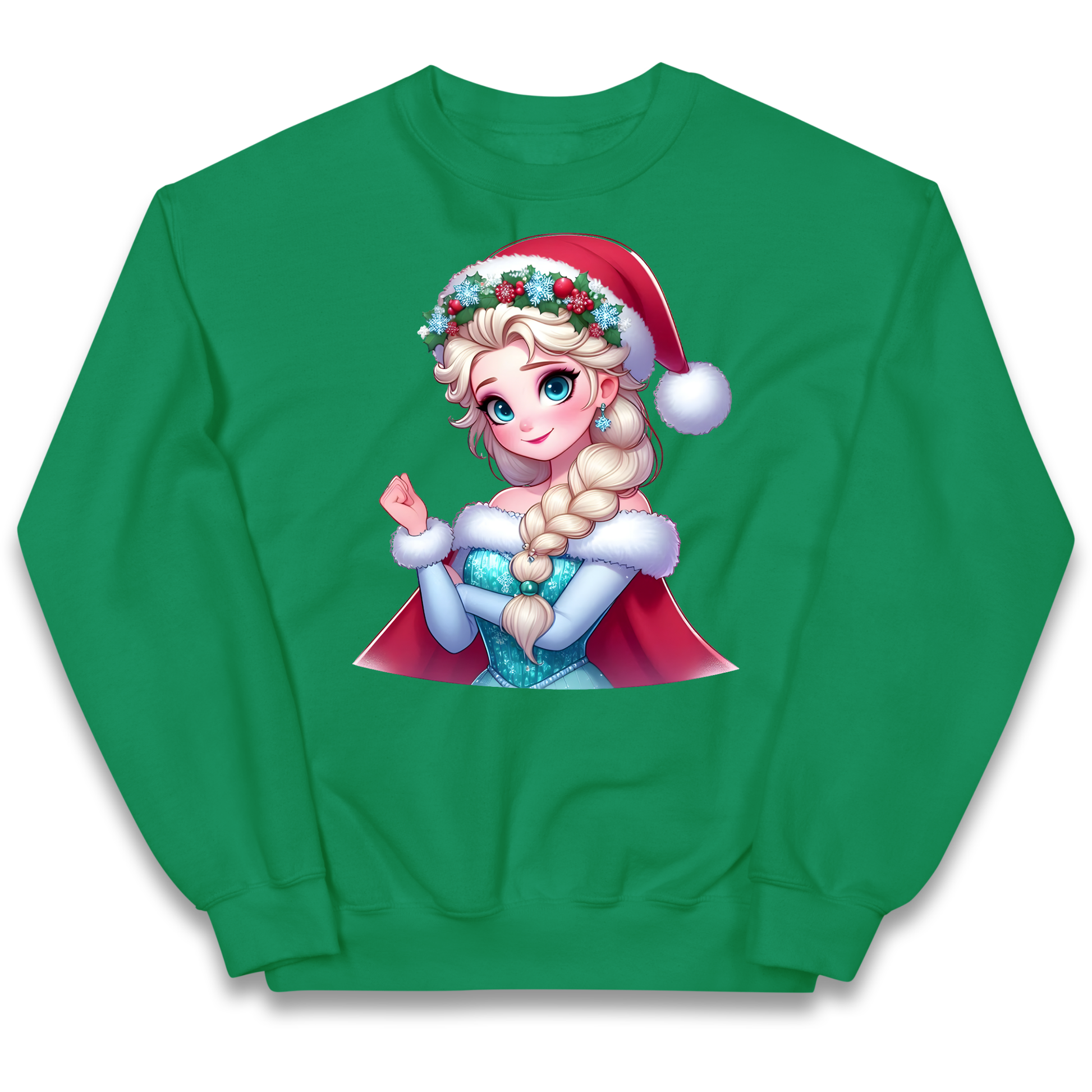 Elsa Frozen Santa kids sweatshirt