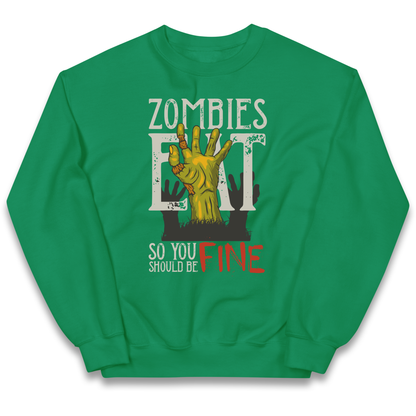 Zombies Eat kids sweatshirt