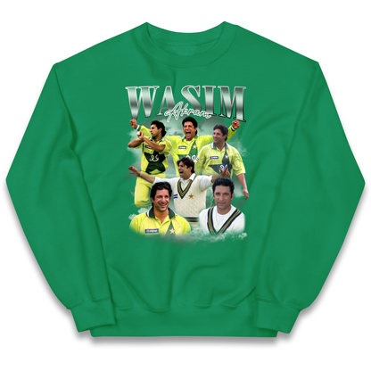 Wasim Akram kids sweatshirt