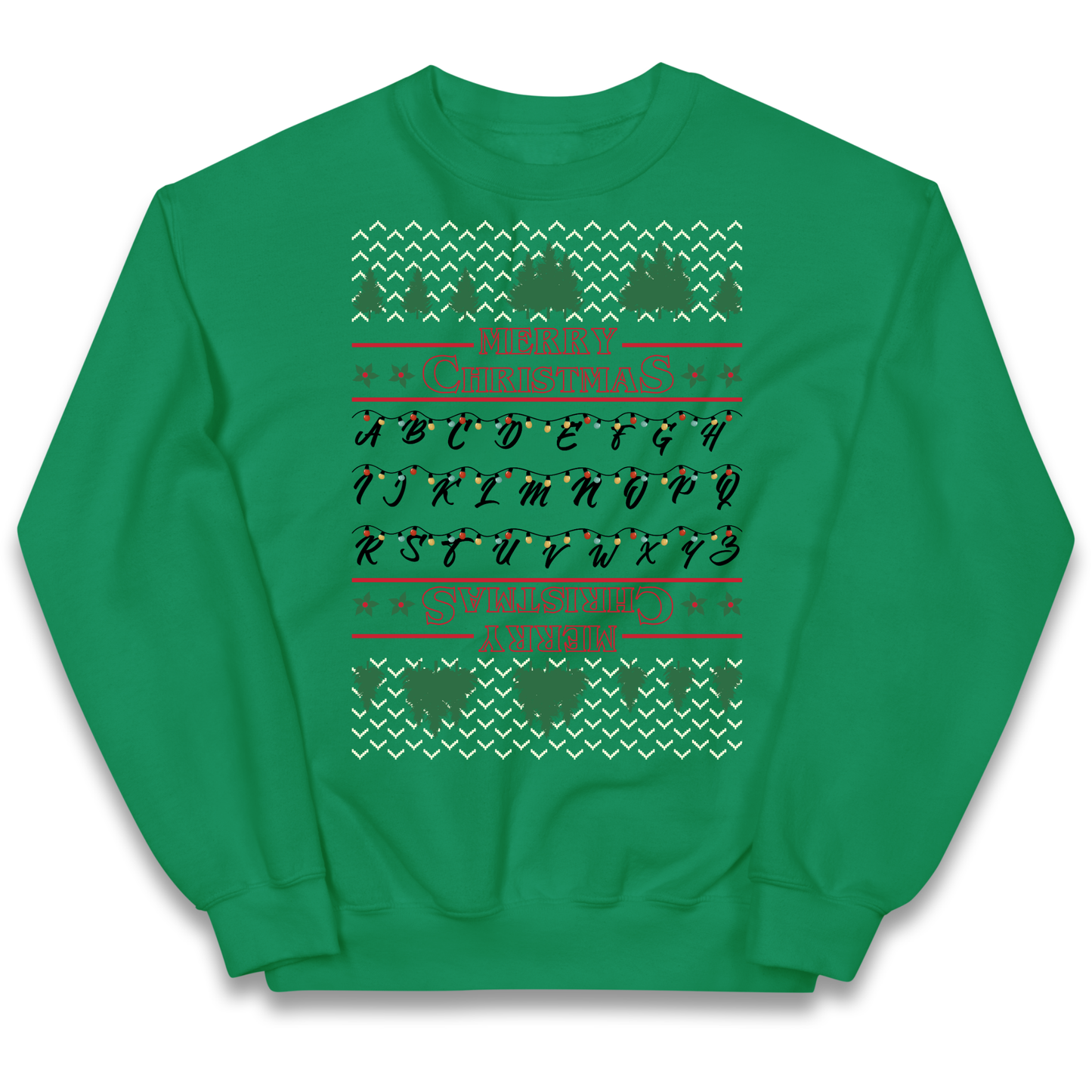 stranger things christmas jumper Kids Jumper