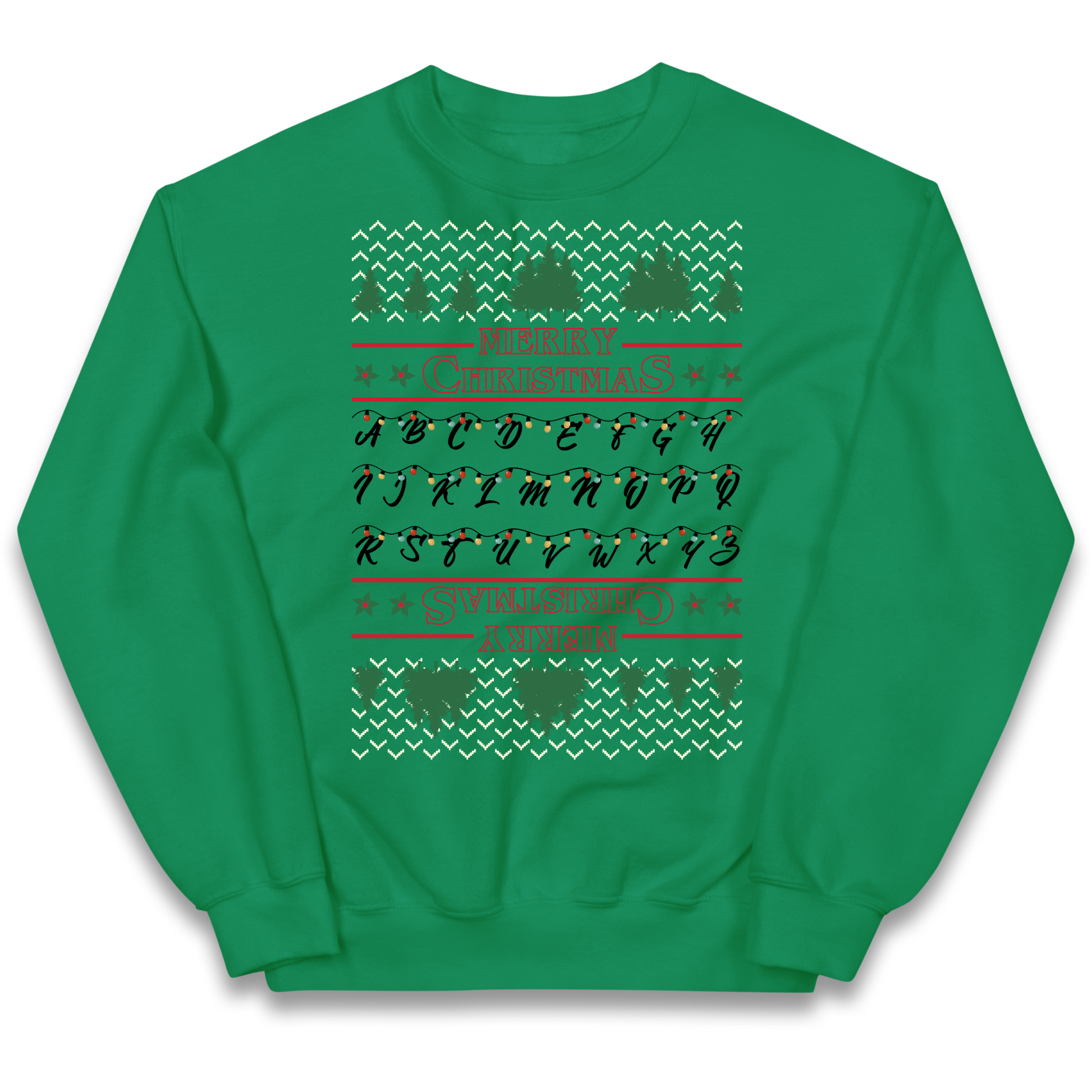 stranger things christmas jumper Kids Jumper