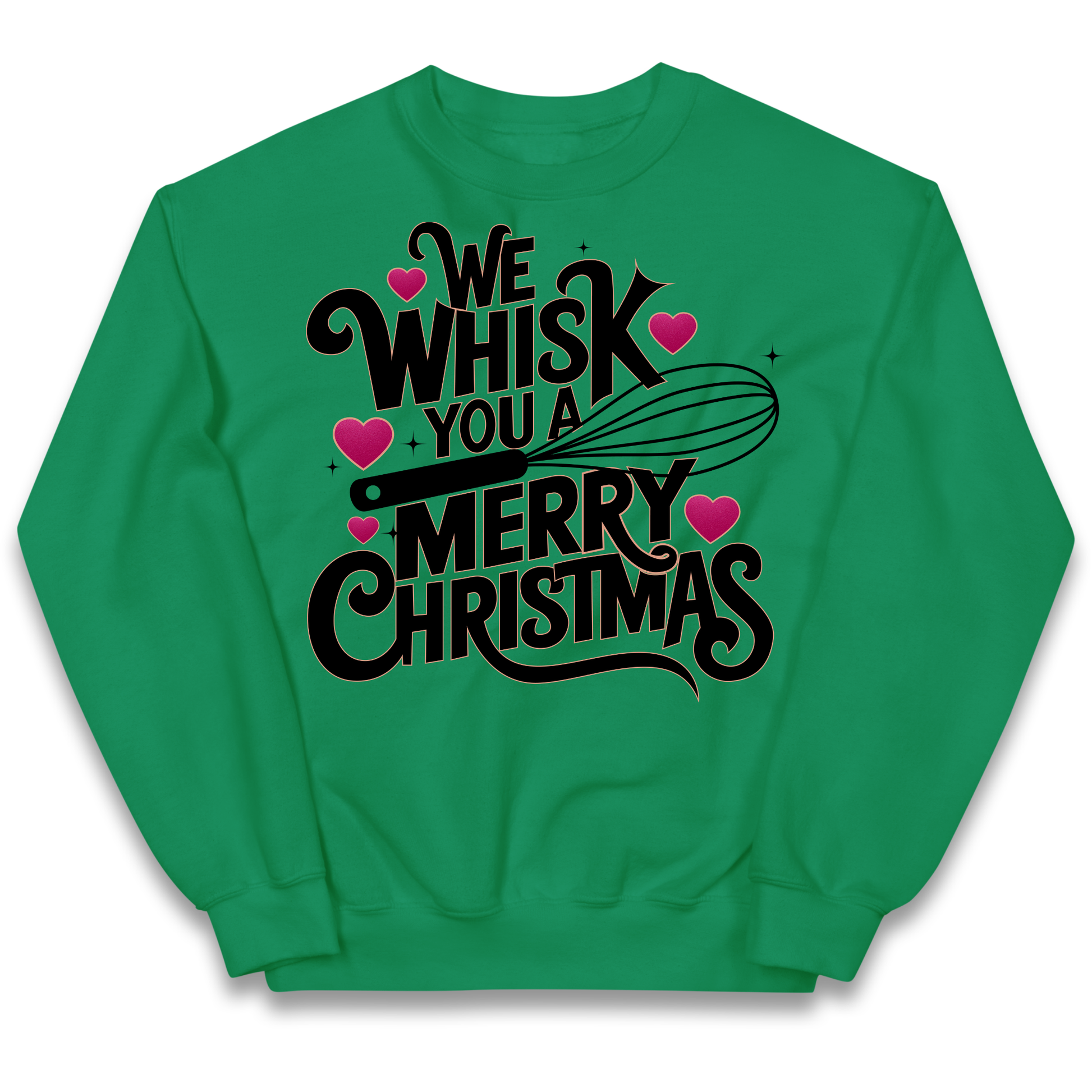 We Whisk You a Merry Christmas kids sweatshirt