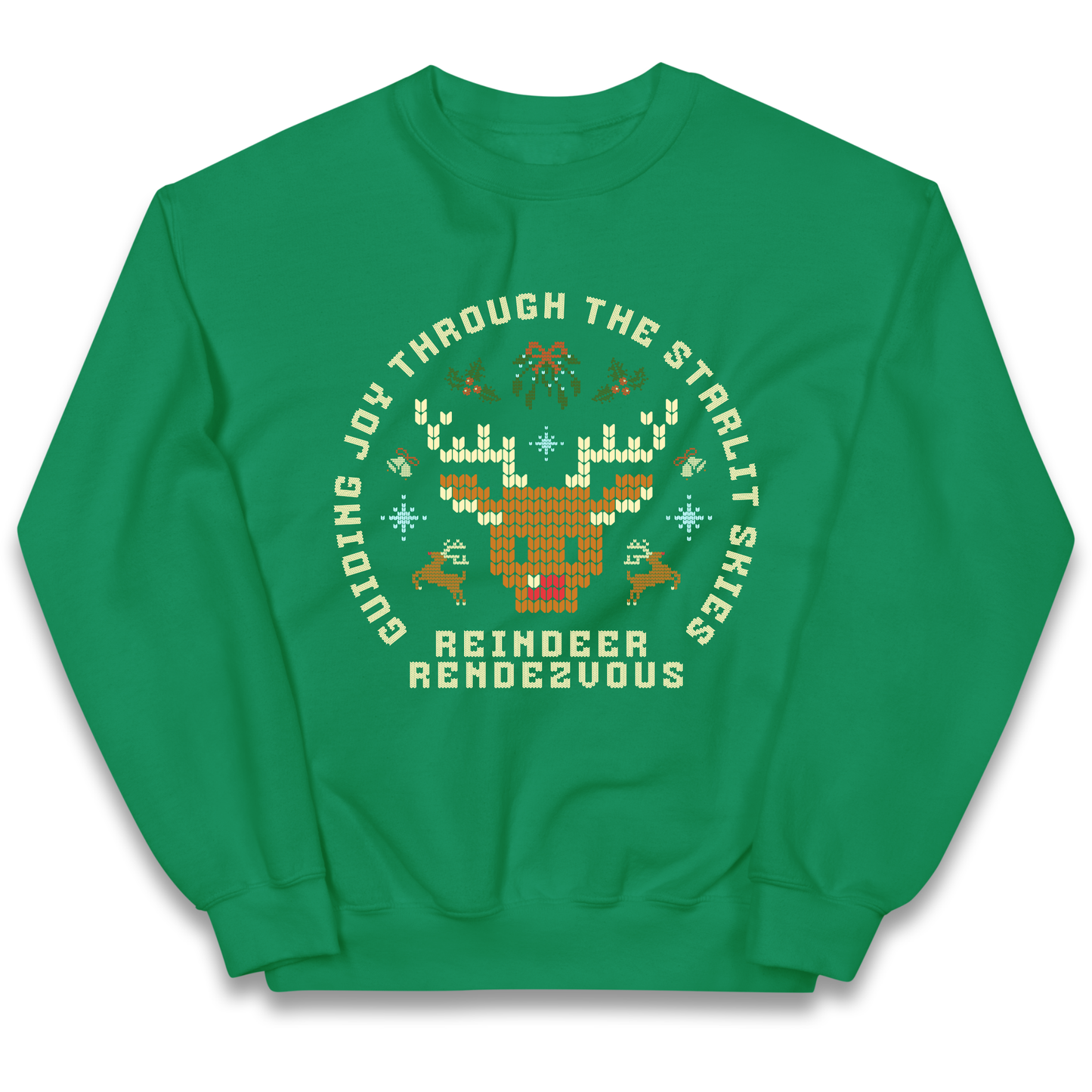 Reindeer Rendezvous Christmas kids sweatshirt