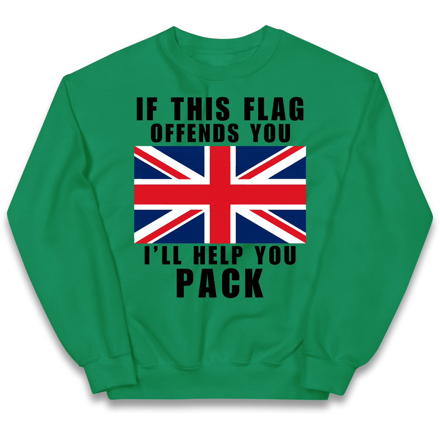 If This Flag Offends You I Will Help You Pack kids sweatshirt