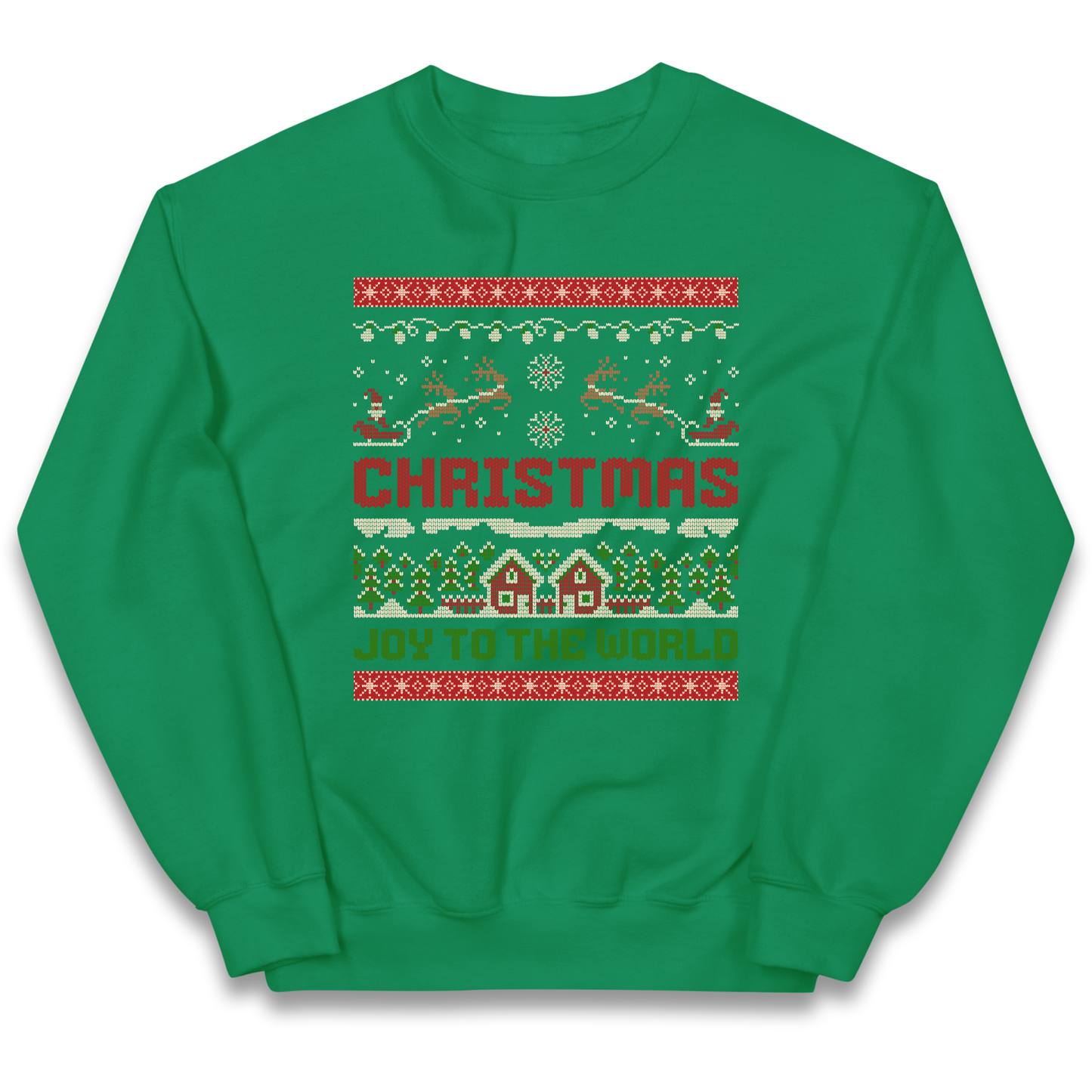Christmas Joy to the World Christmas kids sweatshirt