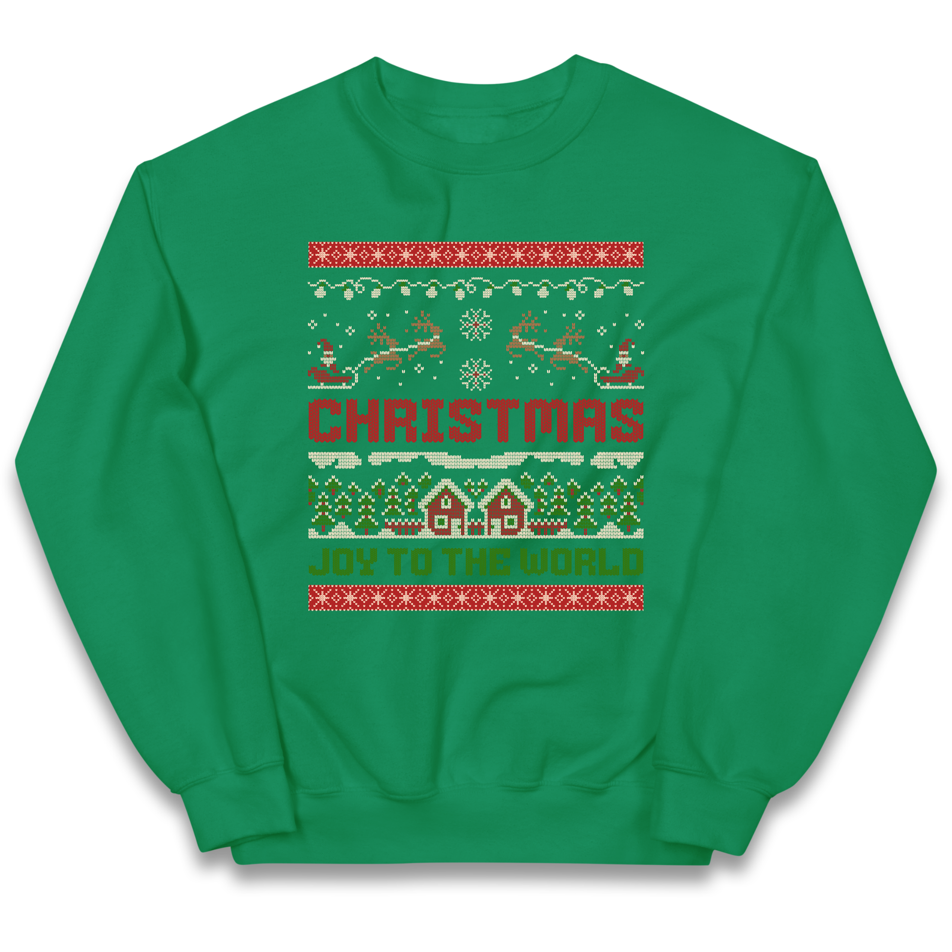 Christmas Joy to the World Christmas kids sweatshirt