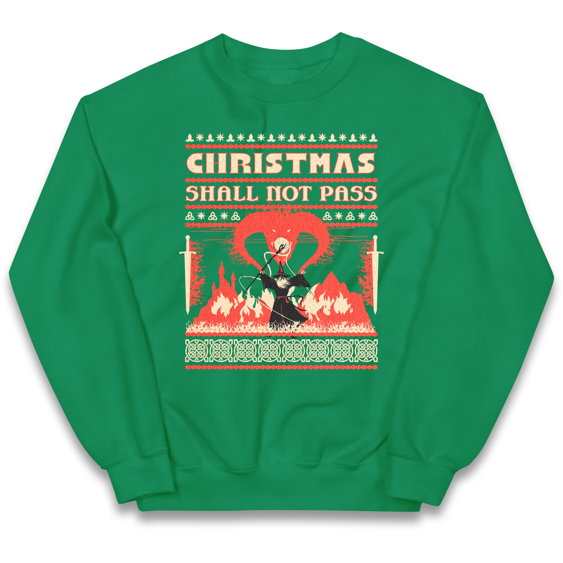 Christmas Shall Not Pass kids sweatshirt