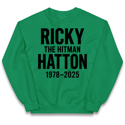 Ricky The Hitman Hatton 1978 2025 kids sweatshirt