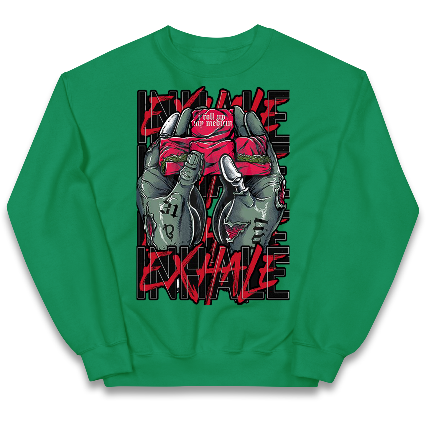 Inhale Exhale kids sweatshirt