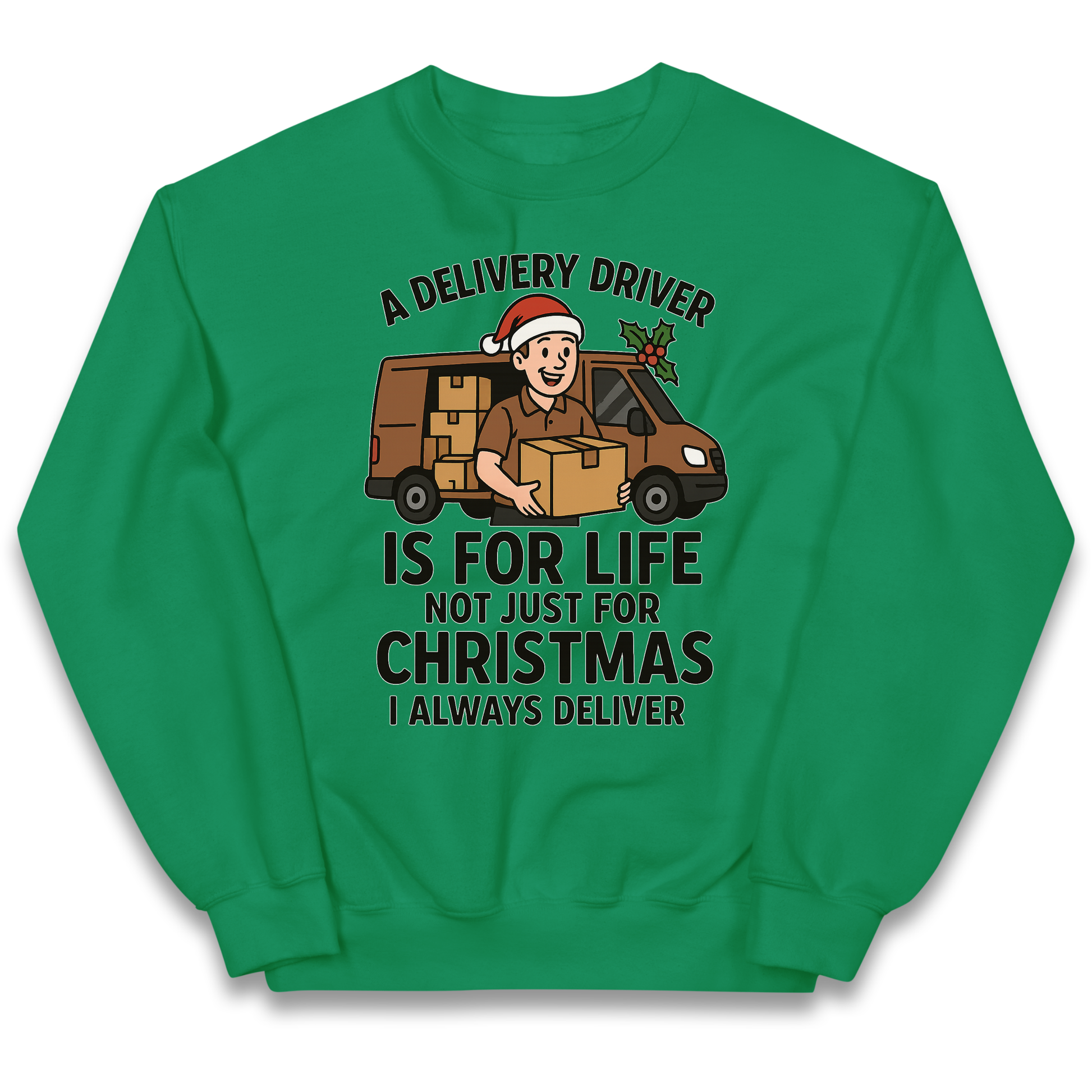 Delivery Driver Christmas Kids Jumper