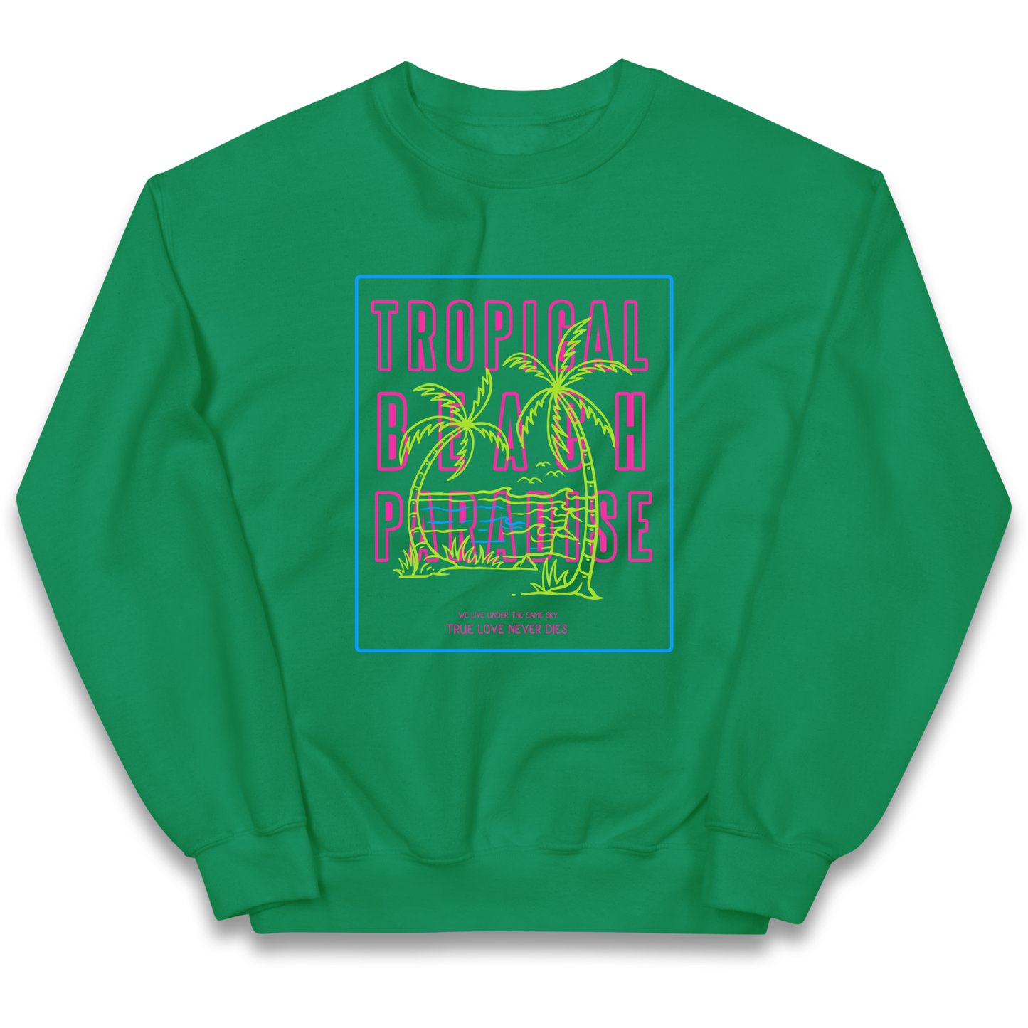 Tropical Beach Paradise kids sweatshirt
