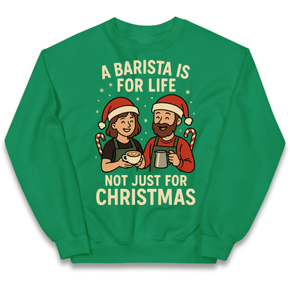 Barista Christmas Kids Jumper