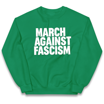 March Against Fascism kids sweatshirt
