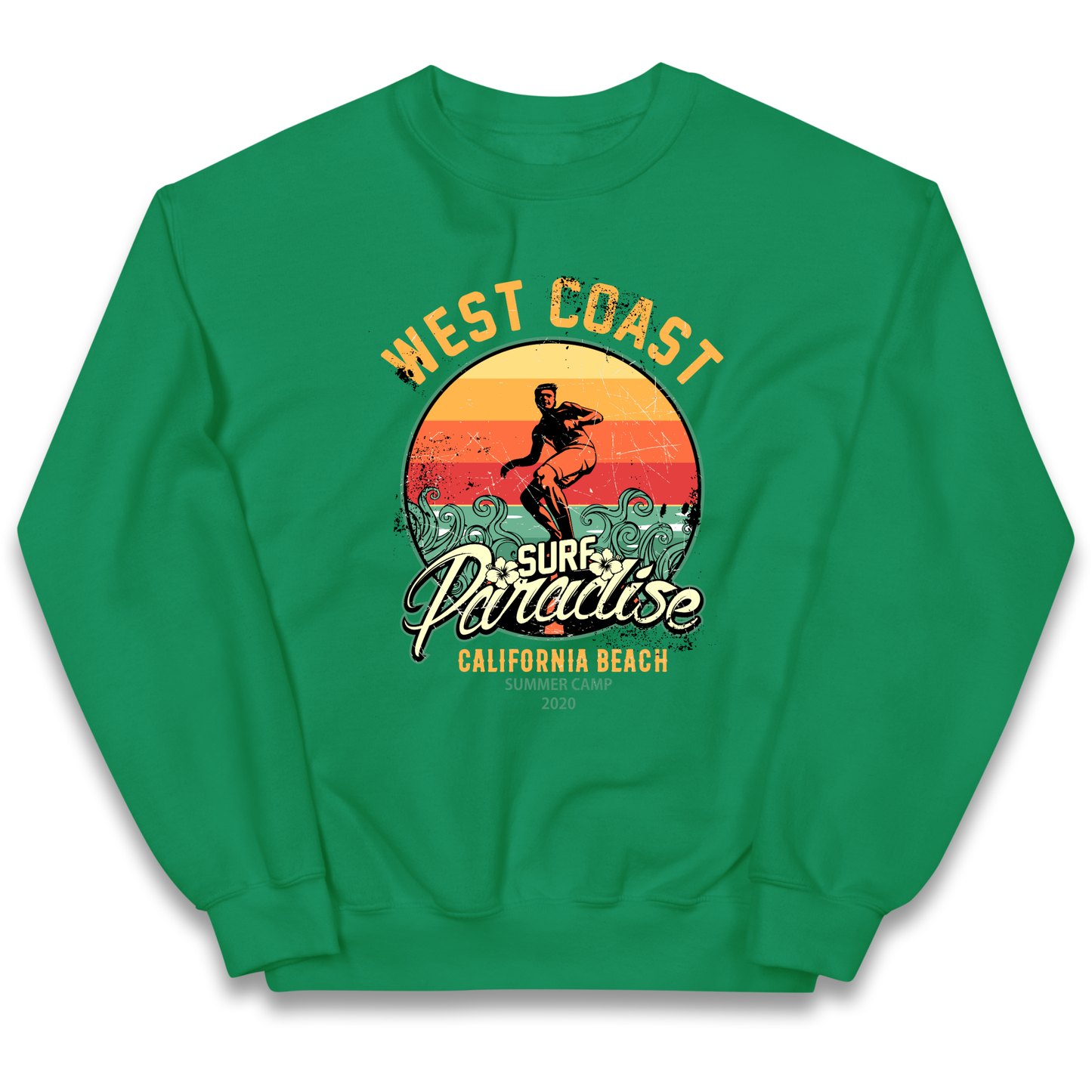 West Coast Surf Paradise kids sweatshirt