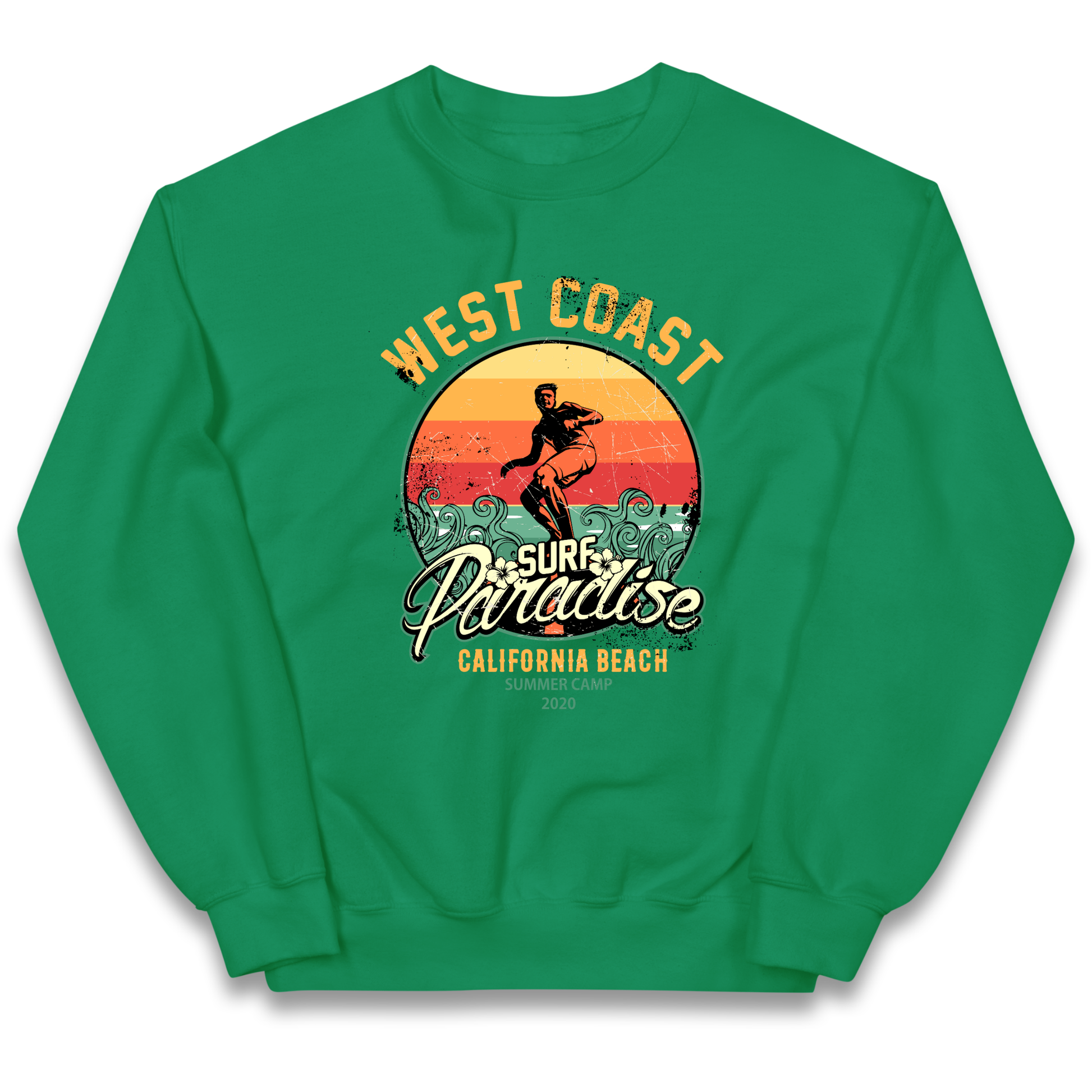 West Coast Surf Paradise kids sweatshirt