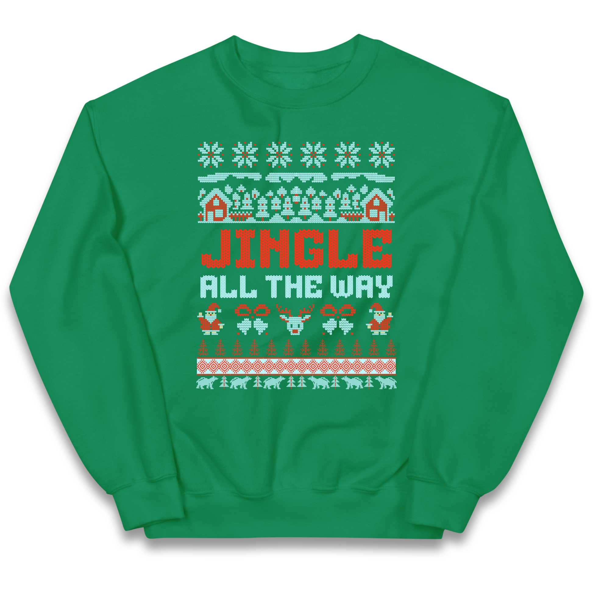 Jingle All The Way Christmas kids sweatshirt