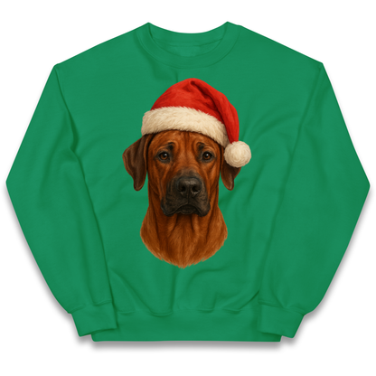 Rhodesian Ridgeback Christmas Kids Sweatshirt